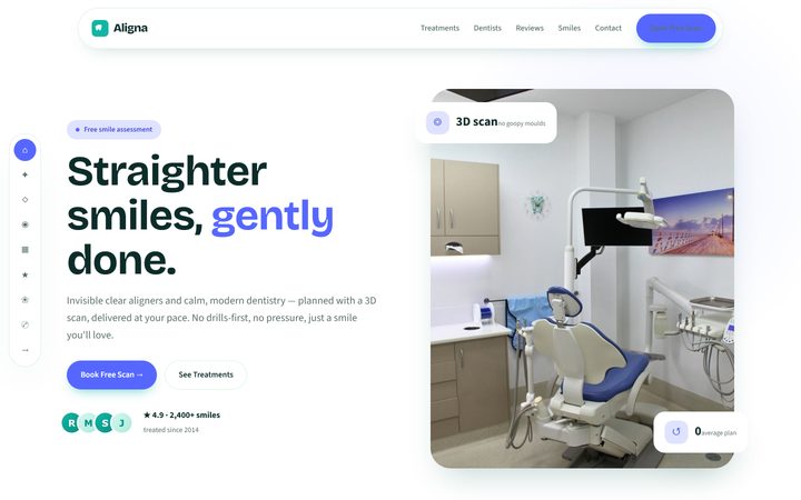 The Aligna front-end