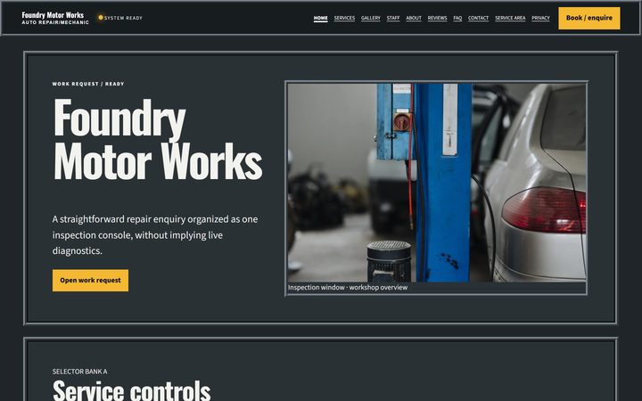 The Profile Foundry front-end