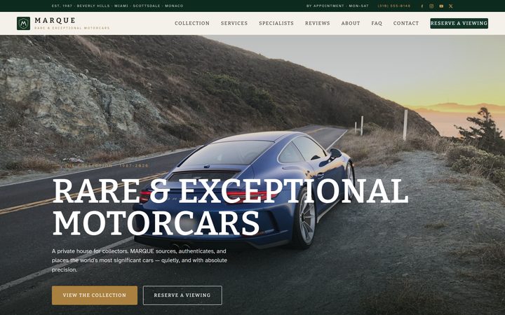 The MARQUE front-end