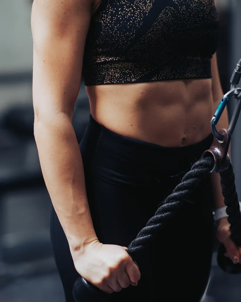 Vertical anonymous cable coaching detail